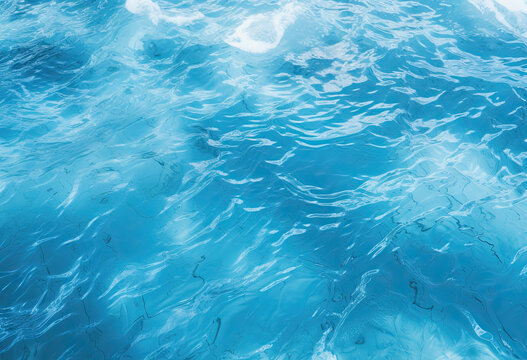 sea water texture, a close up photo of blue waters from an airplane