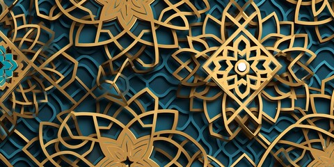 A background with intricate patterns illustration.