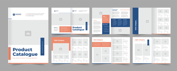 Product catalog Template and Look book layout catalogue design