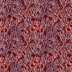 Coral seamless pattern © Nataliia