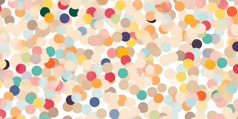 A background filled with light color polka dots illustration