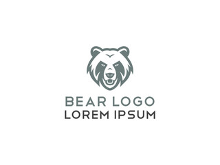 bear logo symbol Royalty, Bear Head Mascot Vector For Emblem Design With Illustration, vector and illustration,