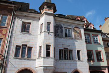 Obraz premium mieg mansion in mulhouse in alsace (france)