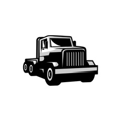 truck transportation vector design on white background