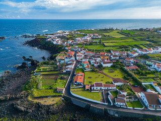 Mosteiros, picturesque little coastal town on Sao Miguel, Azores Islands, Portugal.