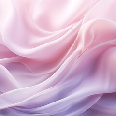 Obraz premium Pastel pink and purple satin background. Generative AI. 