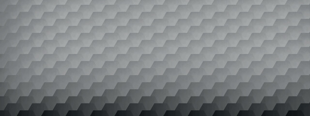 Abstract background of the hexagon. Gray honeycomb with a gradient color. Isometric geometry. colorful hexagons background. Random displacement. Good background. Simply geometric pattern