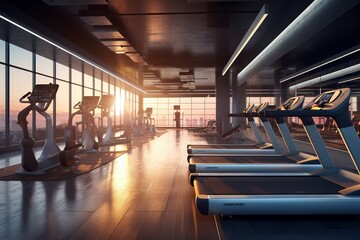 Physical wellness and fitness concept, Generative AI