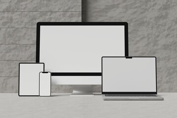 Blank Multi Devices Mockup