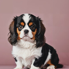 Cavalier king charles spaniel portrait