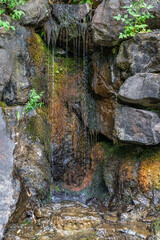 Misty Waterfall And Rocks 2