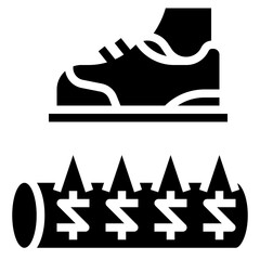 trap line icon,linear,outline,graphic,illustration