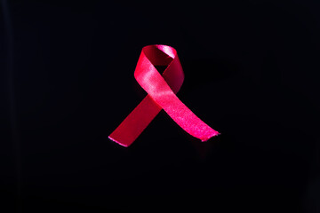 Background of HIV Red Ribbon,Medical health concept