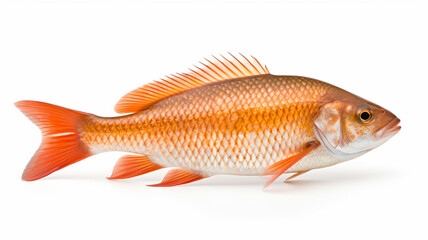 Obraz premium Goldfish isolated on white. Generative AI.