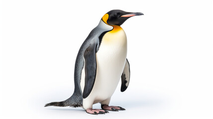 Obraz premium Penguin isolated on white. Generative AI.