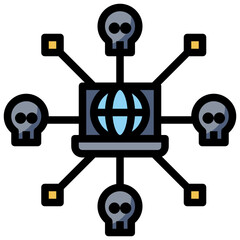 fraud line icon,linear,outline,graphic,illustration