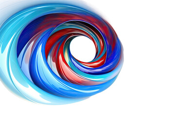 abstract futuristic background, isolated on a transparent background, generative ai