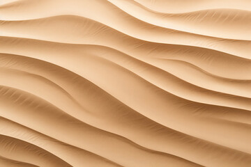 Abstract Sand Wave Texture On Beige Background. Generative AI