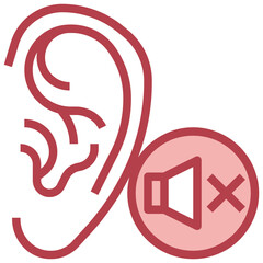 ear line icon,linear,outline,graphic,illustration