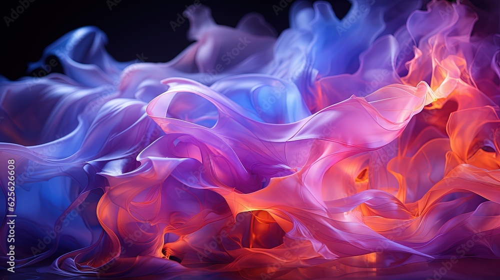 Poster a very colorful and abstract background with a black background and a black background. generative a