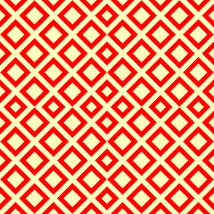 Rhombuses pattern. Seamless ornament. Diamonds backdrop. Squares wallpaper. Ethnic motif. Geometric background. Digital paper. Textile print. Web design. Abstract image.