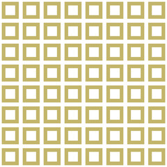 Squares background. Geometric ornament. Quadrangles backdrop. Polygons wallpaper. Checks motif. Digital paper. Textile print. Web design. Abstract image. Seamless pattern. Vector artwork.
