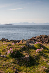 Isle of Harris Mountains from Rubha Hunish, Isle of Skye, Scotland Landscape