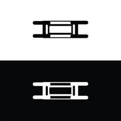 Rectangle vector logo template design