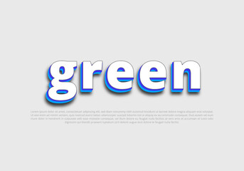 Text style effect with text style graphic element.