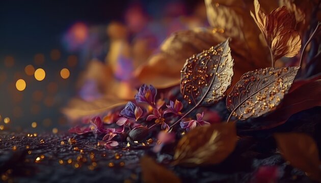 eye catching fresh and royal flower photography engagement ceremony decor generative ai