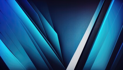 abstract bright blue wallpaper for business presentation generative ai
