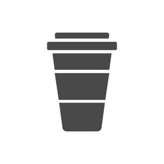 coffee paper cup icon design vector