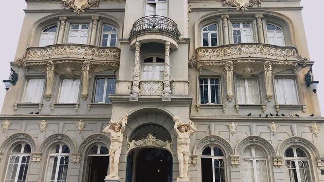 Pa&ccedil;o da liberdade in Curitiba, PR, Brazil. Facade of pa&ccedil;o of liberty.