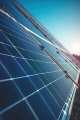 Solar Panel in Nahaufnahme. Solarpanel auf Hausdach. KI generiert