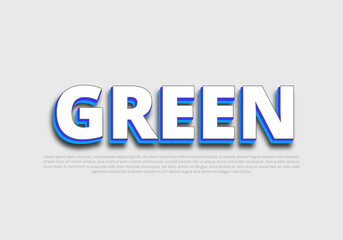 Text style effect with text style graphic element.