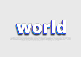 Text style effect with text style graphic element.