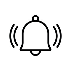 bell sign symbol vector glyph color icon