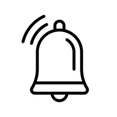 bell sign symbol vector glyph color icon