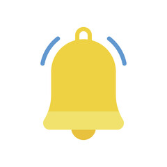 bell sign symbol vector glyph color icon