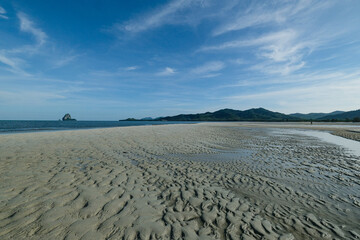 sand dunes and clouds