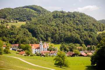 Fototapeta na wymiar Olimje monastery in Slovenia