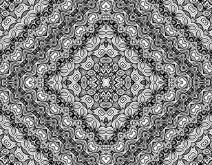 Wave design black and white. Digital image with a psychedelic stripes. Argent base for website, print, basis for banners, wallpapers, business cards, brochure, banner. Line art optical