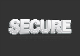 Text style effect with text style graphic element.