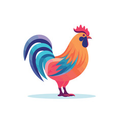 Flat vector icon a cartoon plate on a stand, a vector icon in a flat style