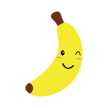 Cute Banana Illustration
