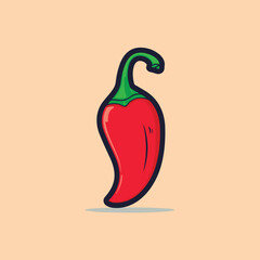 Flat vector icon a green apple with a leaf on a white background, perfect for vector icons and flat design