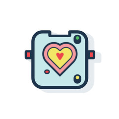 Vector flat icon of a police officer in a blue uniform, representing law enforcement and security