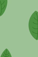 green leaves background