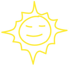 Sun illustration vector