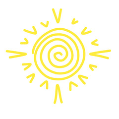 Sun illustration vector